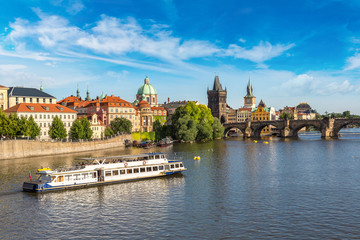 Panoramic view of Prague