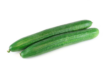 cucumber on white background