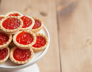 plate with red caviar