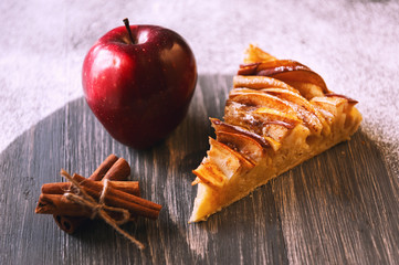 Homemade apple pie