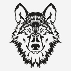 Wolf bolt Emblem - obrazy, fototapety, plakaty