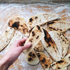 Fresh homemade bread