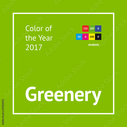 Greenery Color Sample Trendy Fashion Of The Year 2017 Stock Greenery Color Sample Trendy Fashion Of The Year 2017