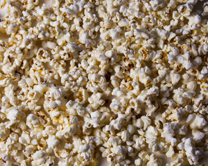 background of popcorn