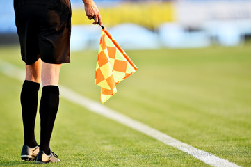 Assistant referee on the sideline