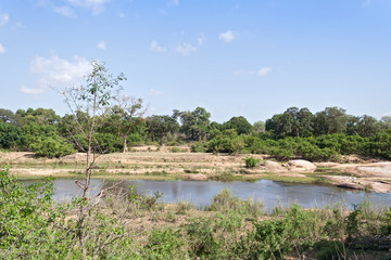The Sabie River in the Kruger National Park, South Africa