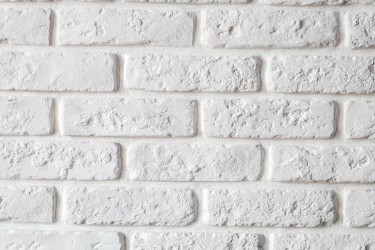 Fototapeta wall white brick