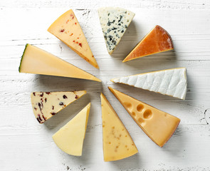 various types of cheese