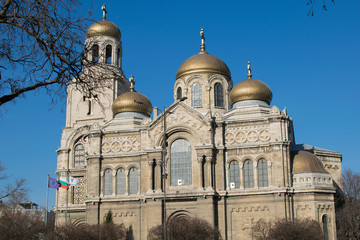 Fototapeta na wymiar Cathedral Church in Varna (Bulgaria)