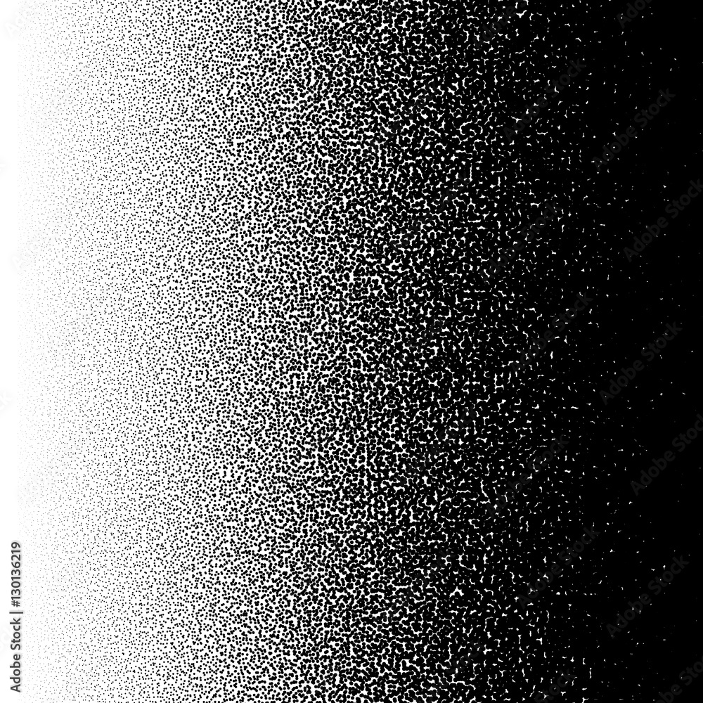 Poster Random circles pattern. Halftone pattern, halftone gradient with