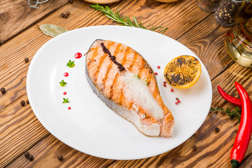 tasty and healthy food on the table, useful food products