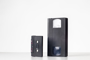 Obraz premium video and cassette tape