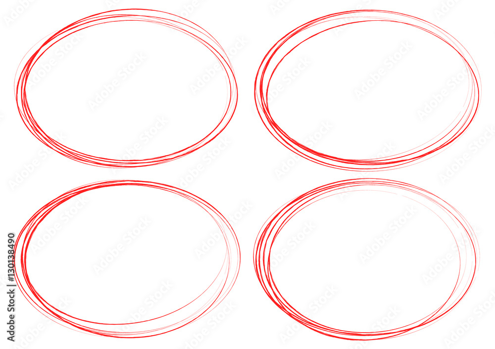Poster grungy circle elements. textured, smeared sketchy circles for hi