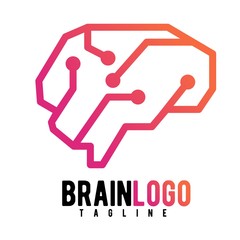 brain vector logo