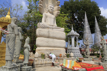 Independence Square in Sihanoukville Port, Sihanouk Province, Cambodia