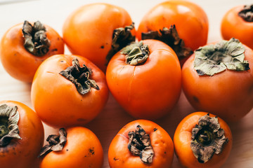 persimmons