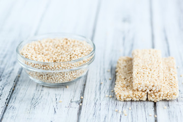 Fresh made Quinoa Bars
