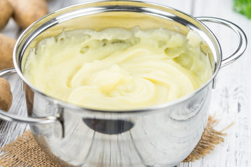 Mashed Potatoes (selective focus)