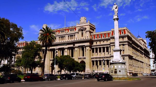 The Plaza de Mayo is the main square in Buenos Aires, Argentina