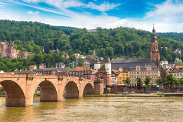 Obraz premium Old bridge in Heidelberg