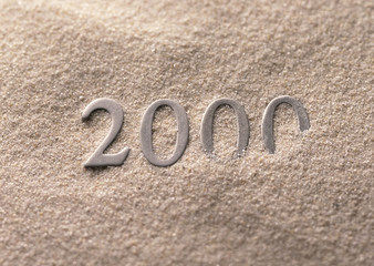 Fototapeta premium Year of 2000 image