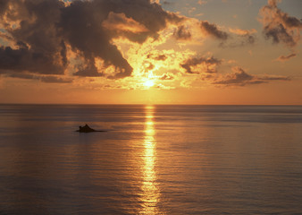 Fototapeta premium Sunset and Sea