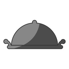 tray server isolated icon vector illustration design