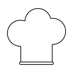 chef hat isolated icon vector illustration design