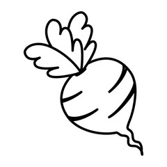 fresh vegetable isolated icon vector illustration design