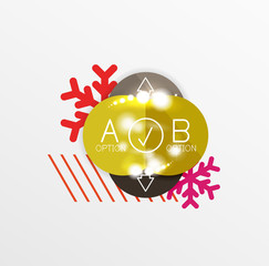 Vector Christmas label or price tag sticker