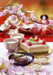 A party at dolls festival