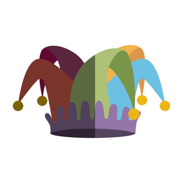 fools hat isolated icon vector illustration design