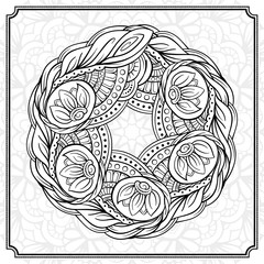 Abstract round design element