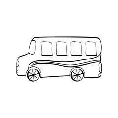 School bus transport icon vector illustration graphic design
