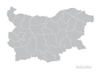Map of Bulgaria.