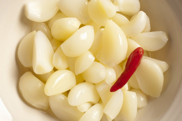 Vietnamese pickled garlic cloves