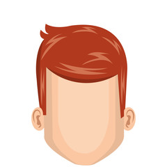young man character icon vector illustration design