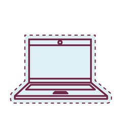 laptop computer isolated icon vector illustration design