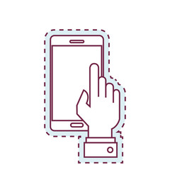 smartphone device isolated icon vector illustration design