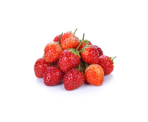 strawberry on white background