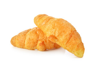 Croissant isolated on white background