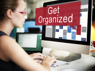 Get Orgaized Management Set Up Organization Plan Concept