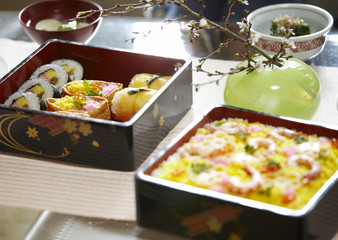 Flower viewing boxed lunch