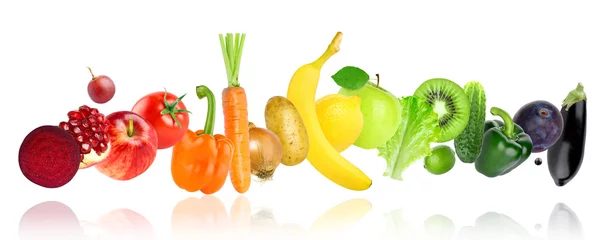 Crédence de cuisine en verre imprimé Légumes frais Fruits et légumes
