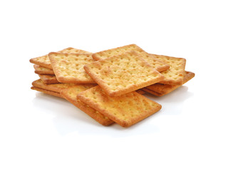 Cracker isolated on white