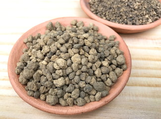 Close Up Detail of Akadama soil