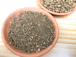 Close Up Detail of Akadama soil