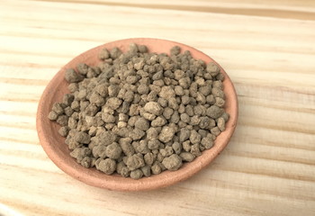 Close Up Detail of Akadama soil