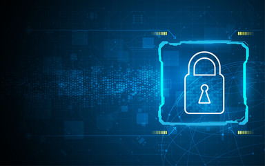 abstract data security concept tech innovation design background