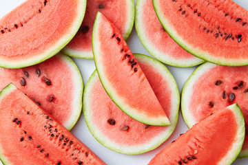 Slices of watermelon